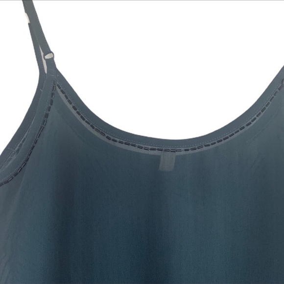 Free People beaded chiffon slip dress - Picture 4 of 7